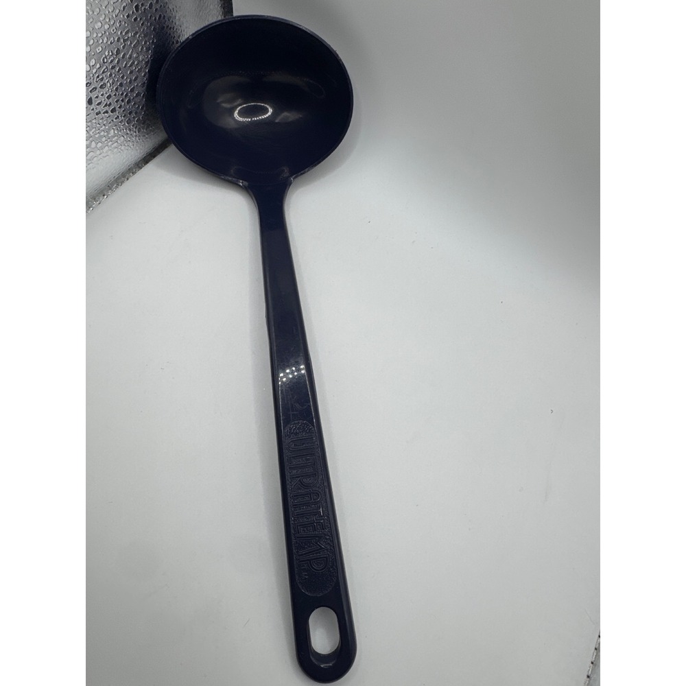 UltraTemp Navy Blue High Heat Nylon Soup Ladle 400F Made in USA 11 Inch